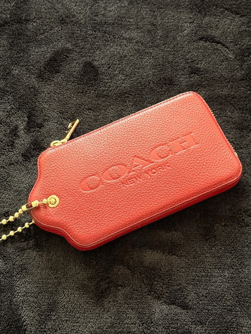 Coach Hangtag Multifunction Ball Chain Wallet Keychain